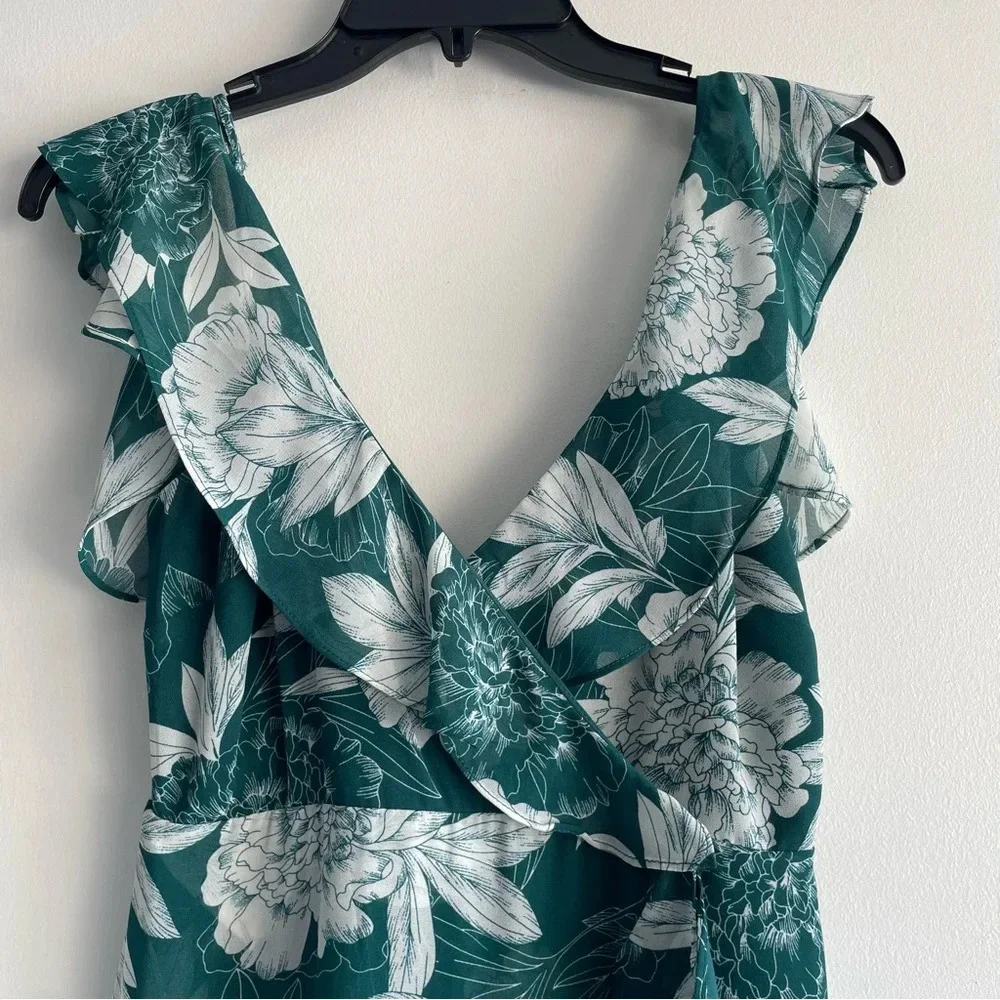 BARDOT Garden Party Cold Shoulder Floral Ruffle High-low Dress 22188_7